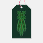 Pine Comet Forest Gift Labels Cadeaulabel (Voorkant)