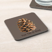 Pine Cone Bier Onderzetter (Linkerzijde)