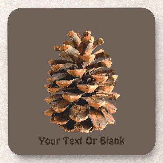 Pine Cone Bier Onderzetter (Voorkant)