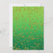 Pine Cone Branch Kerst thema Bruiloft Borrel Uitno Kaart (Achterkant)