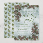 Pine cone branchevakbond bedrijf kaart (Voorkant / Achterkant)