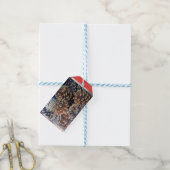 Pine cone cadeau label cadeaulabel (Met Touw)