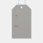 Pine cone cadeau label cadeaulabel (Achterkant)