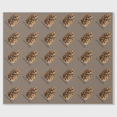 Pine Cone Cadeaupapier (Vlak)