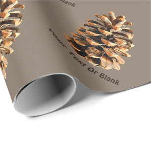 Pine Cone Cadeaupapier