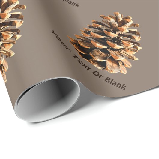 Pine Cone Cadeaupapier (Rol Hoek)