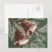 Pine Cone Christmas Bells Briefkaart (Voorkant / Achterkant)