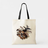 Pine Cone Cute Natuur Tote Bag (Achterkant)