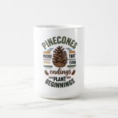 Pine cone design - De Evergreen Belofte Koffiemok (Center)