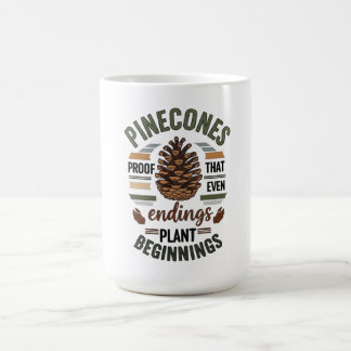 Pine cone design - De Evergreen Belofte Koffiemok