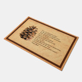 Pine Cone en John Muir Quote Deurmat (Schuin)