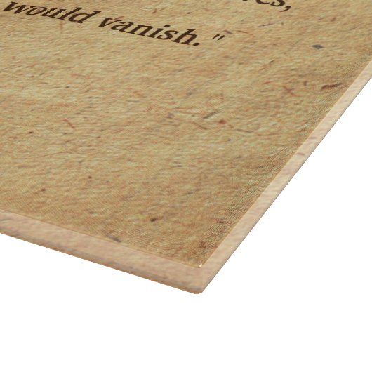 Pine Cone en John Muir Quote Snijplank (Hoek)