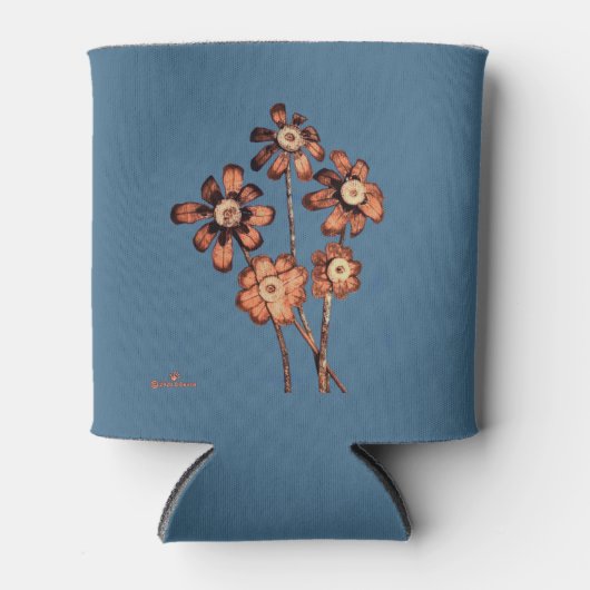 Pine Cone Flowers Blikjeskoeler (Voorkant)