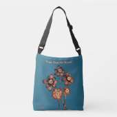 Pine Cone Flowers Crossbody Tas (Voorkant)