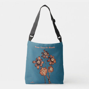 Pine Cone Flowers Crossbody Tas