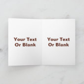 Pine Cone Flowers Feestdagen Kaart (Binnen)