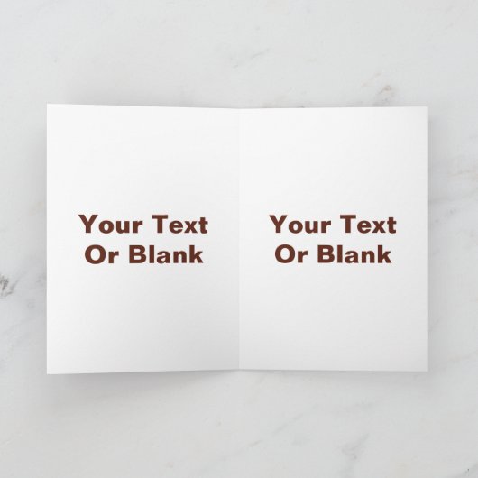 Pine Cone Flowers Feestdagen Kaart (Binnen)