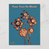 Pine Cone Flowers Feestdagenkaart (Voorkant)