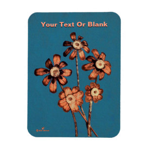 Pine Cone Flowers Magneet