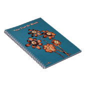 Pine Cone Flowers Notitieboek (Rechterzijde)