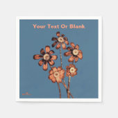 Pine Cone Flowers Servet (Voorkant)