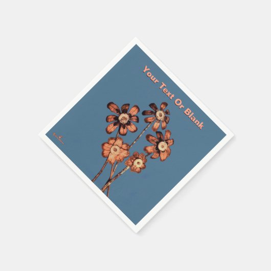 Pine Cone Flowers Servet (Hoek)