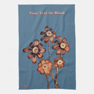 Pine Cone Flowers Theedoek