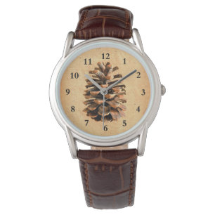 Pine Cone Horloge