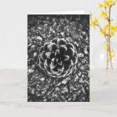 Pine Cone Kaart (Gele Bloem)