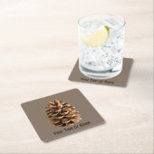 Pine Cone Kartonnen Onderzetters (Insitu)