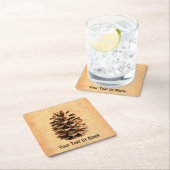 Pine Cone Kartonnen Onderzetters (Insitu)