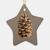 Pine Cone Keramisch Ornament (Links)