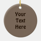 Pine Cone Keramisch Ornament (Achterkant)