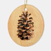 Pine Cone Keramisch Ornament (Links)