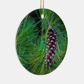 Pine Cone Keramisch Ornament (Rechts)