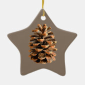 Pine Cone Keramisch Ornament (Achterkant)