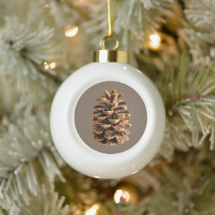 Pine Cone Keramische Bal Ornament