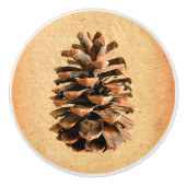 Pine Cone Keramische Knop (Voorkant)