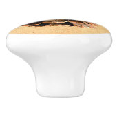 Pine Cone Keramische Knop (Zijkant)