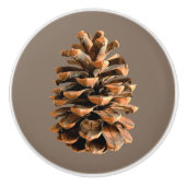 Pine Cone Keramische Knop (Voorkant)