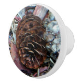 Pine Cone Keramische Knop (Rechts)