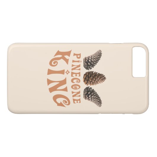Pine cone king Case-Mate iPhone case (Achterkant (Horizontaal))