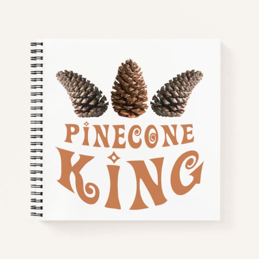 Pine cone king notitieboek (Voorkant)