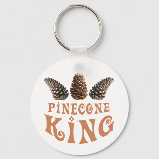 Pine cone king sleutelhanger (Voorkant)