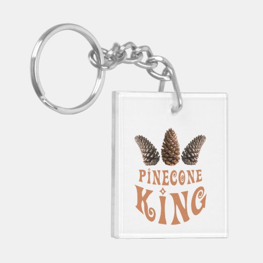 Pine cone king sleutelhanger (Voorkant Links)