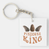Pine cone king sleutelhanger (Voorkant)