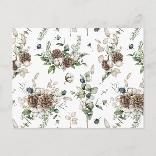 Pine Cone Krans | Foto van Christmas Kaart (Achterkant)