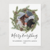 Pine Cone Krans | Foto van Christmas Kaart (Voorkant)