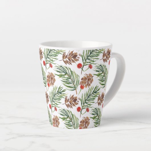 Pine Cone Latte Mok (Rechterhoek)