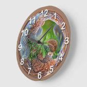 Pine Cone Madness Grote Klok (Hoek)